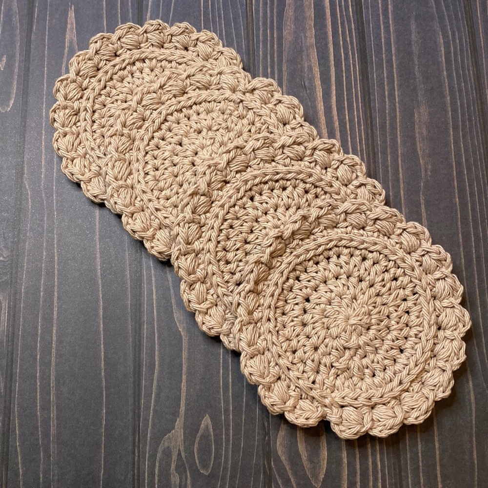 Handmade Crochet Boho Coasters